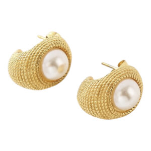 Arracada Chunky con Perla