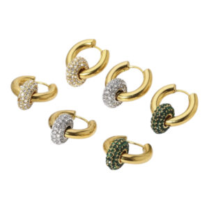 Arracada con Aro de Circon