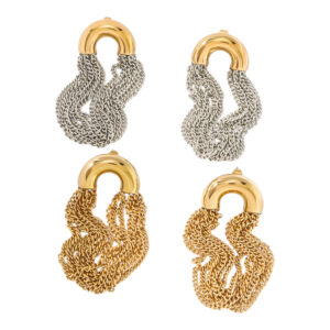 Arete Semi-Circulo con Colgante