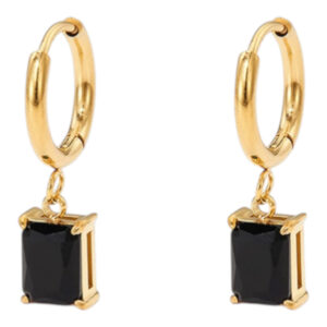 Huggies con Colgante Circon