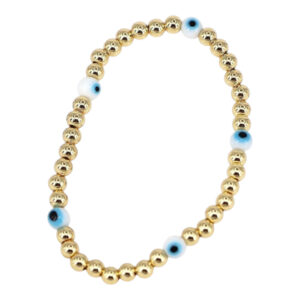 Pulsera cuentas con ojitos